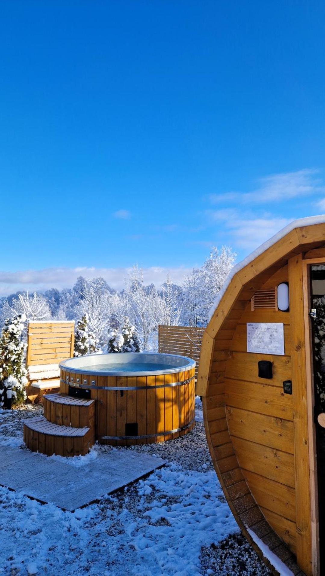 Widokowo - Domki Z Widokiem Na Sniezke Z Jacuzzi I Sauna Karpacz Exteriör bild