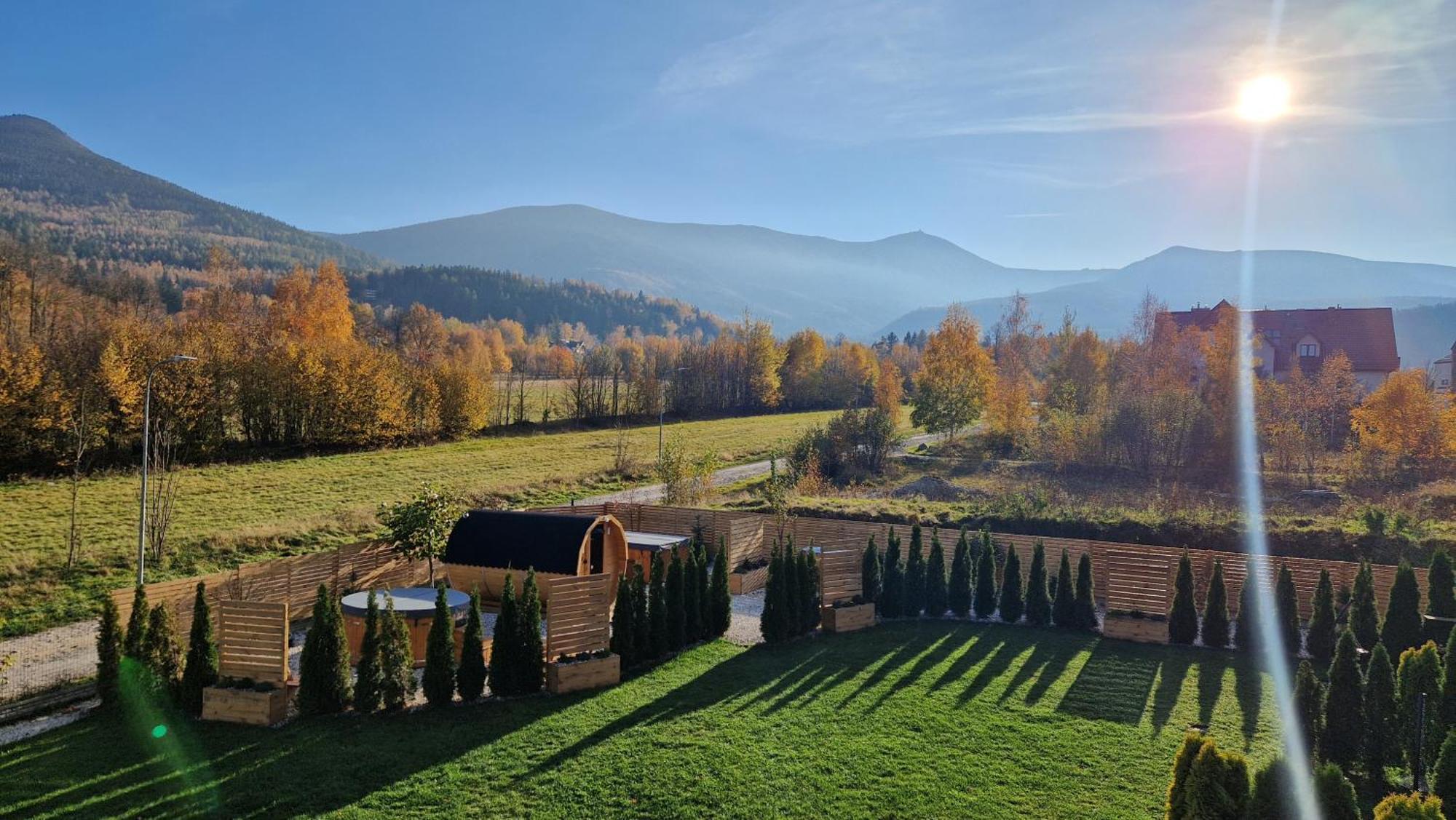 Widokowo - Domki Z Widokiem Na Sniezke Z Jacuzzi I Sauna Karpacz Exteriör bild